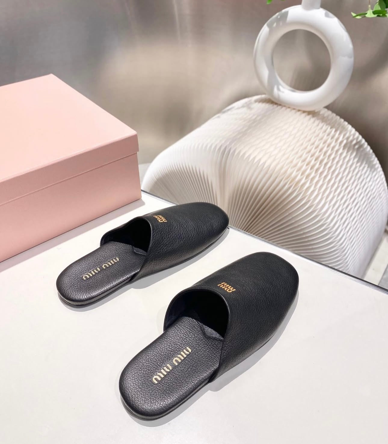 Leather Slippers