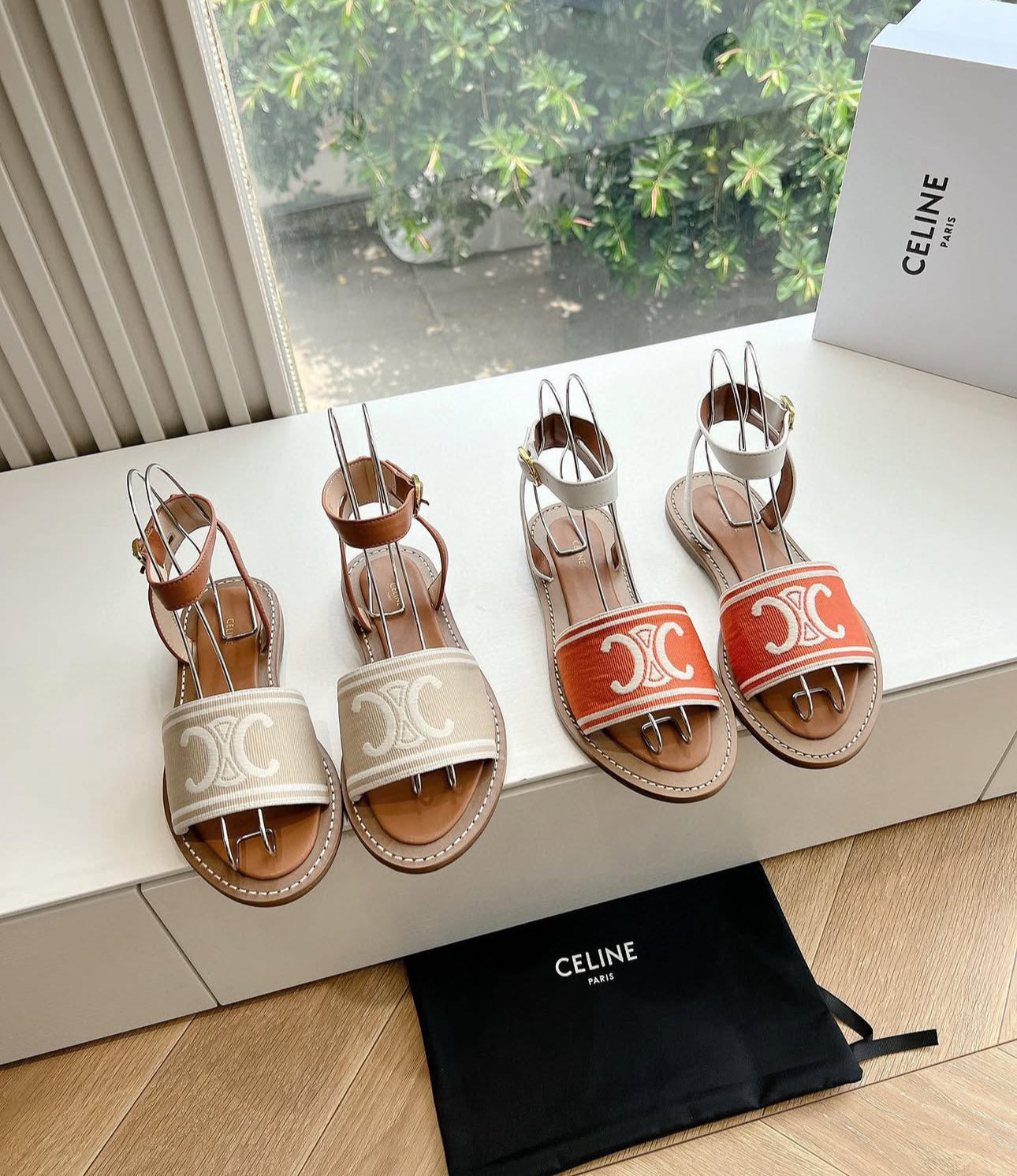 Embroidered Sandals