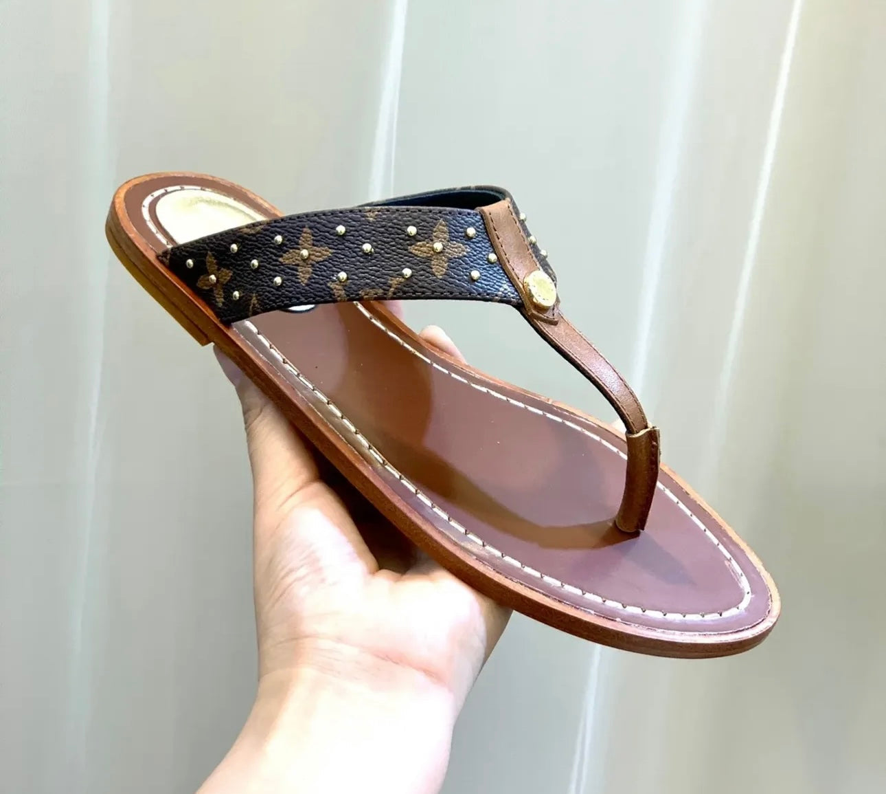 Monogram Sandals