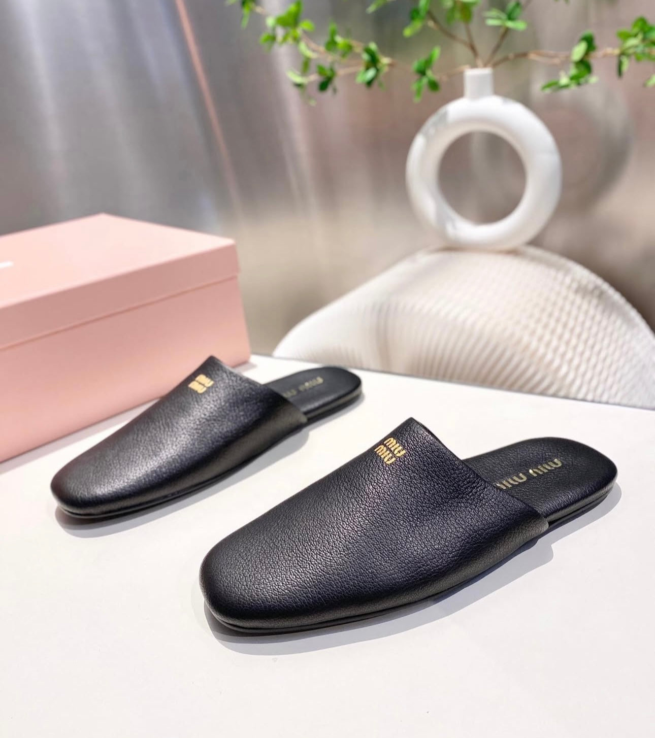 Leather Slippers