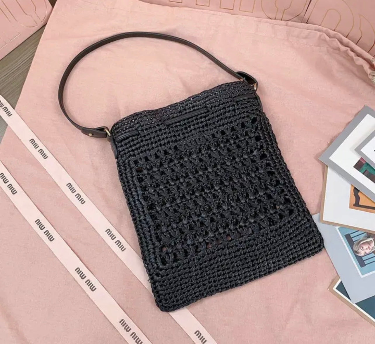 Woven Fabric Mini Bag
