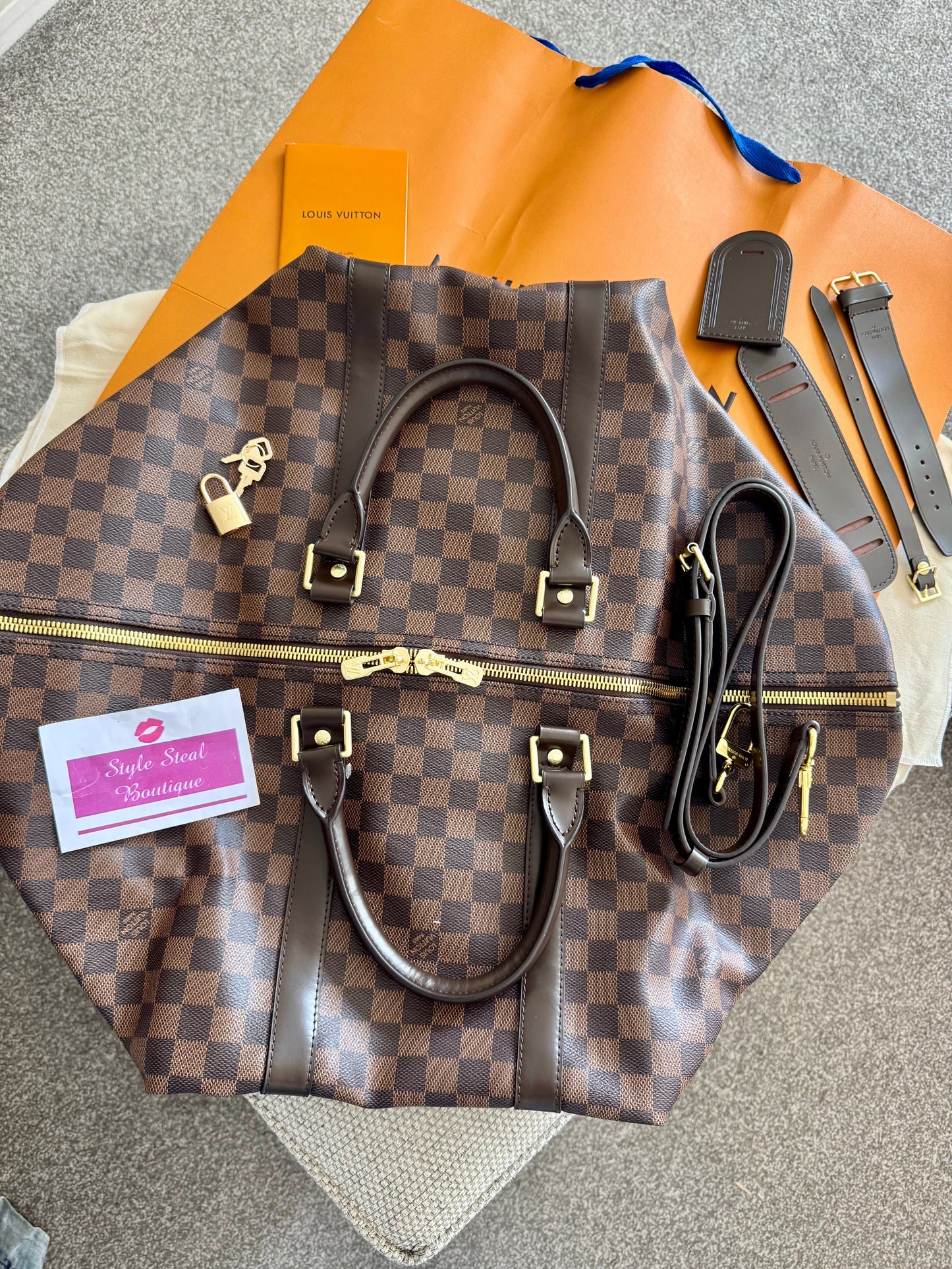 Keepall Damier Ebene