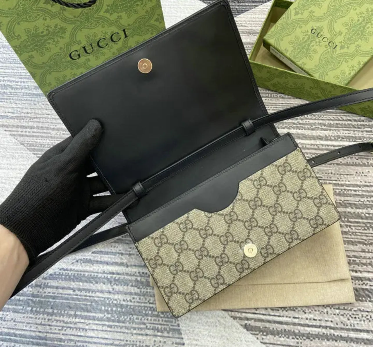 Emblem Strap Wallet