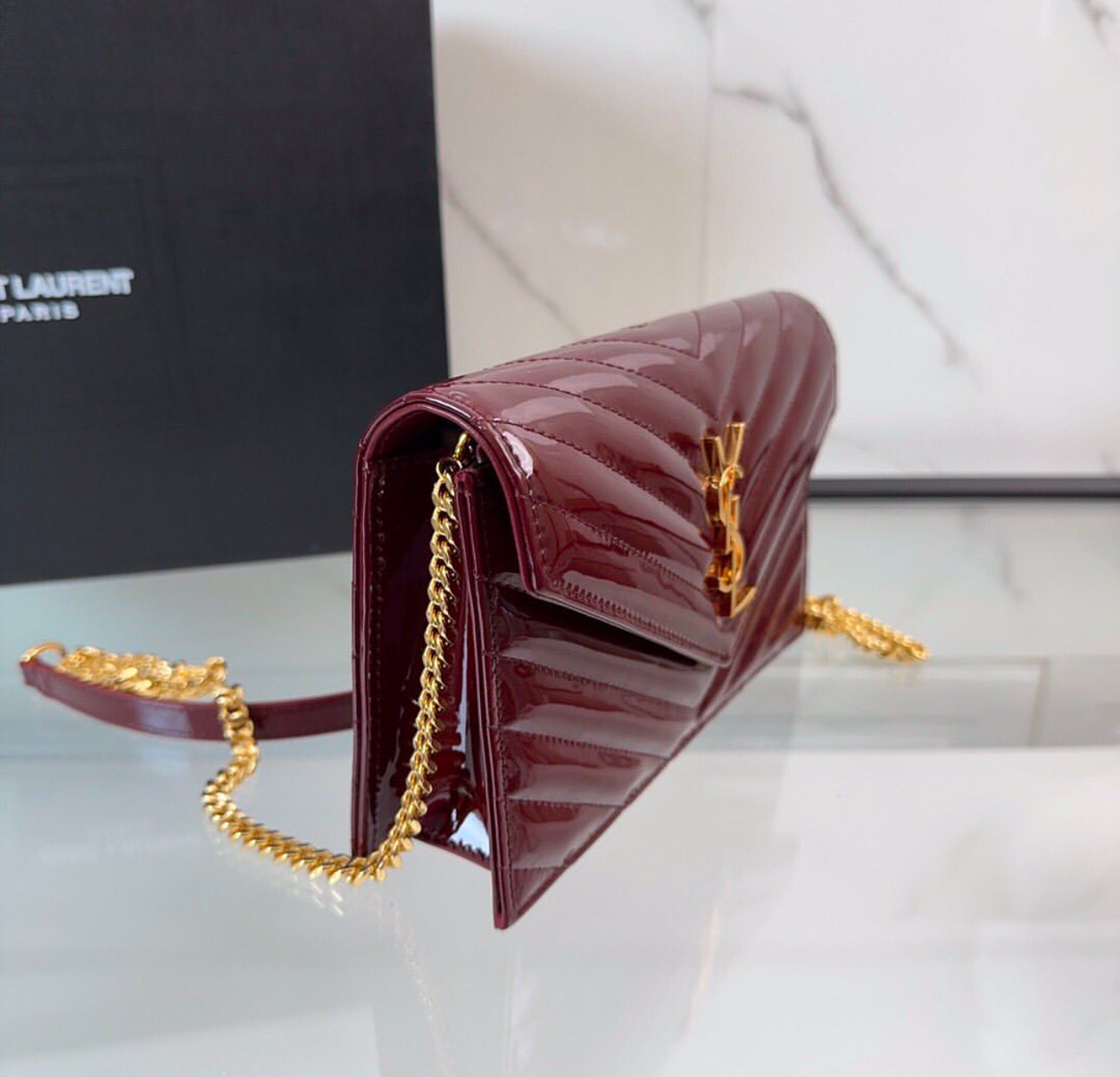Monogram Chain Clutch