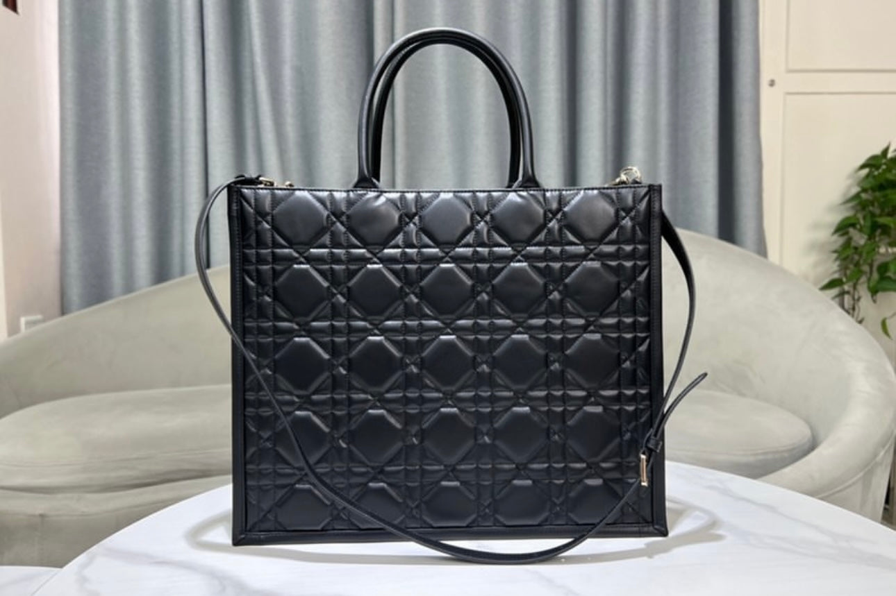 Leather Book Tote