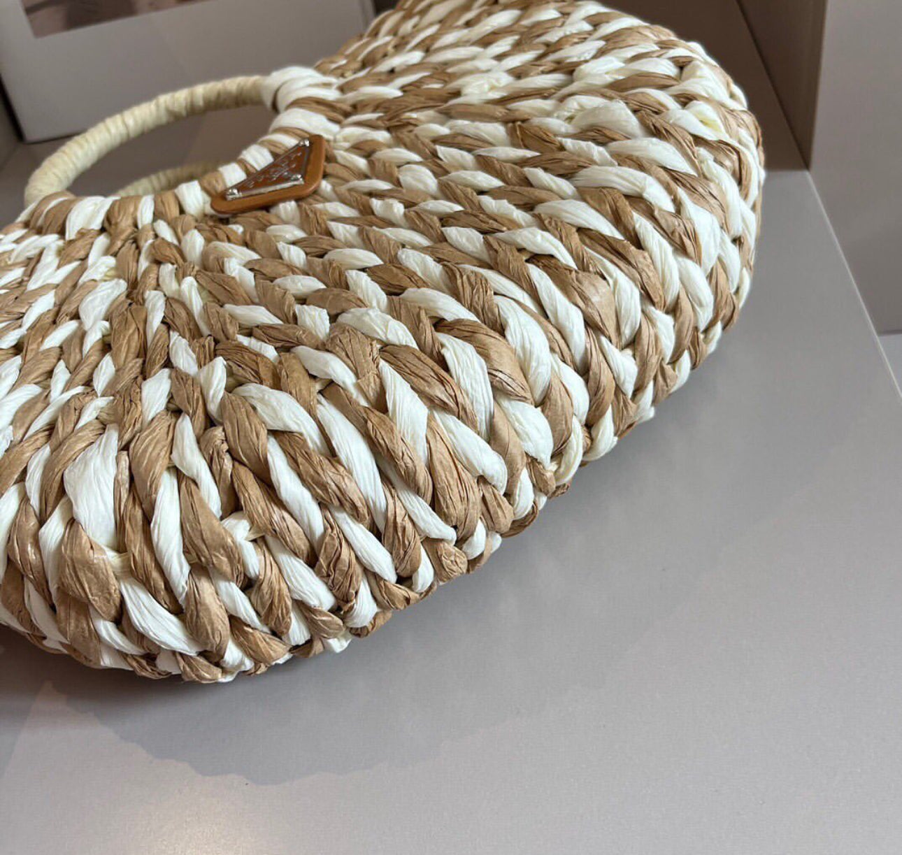 Logo Basket Bag