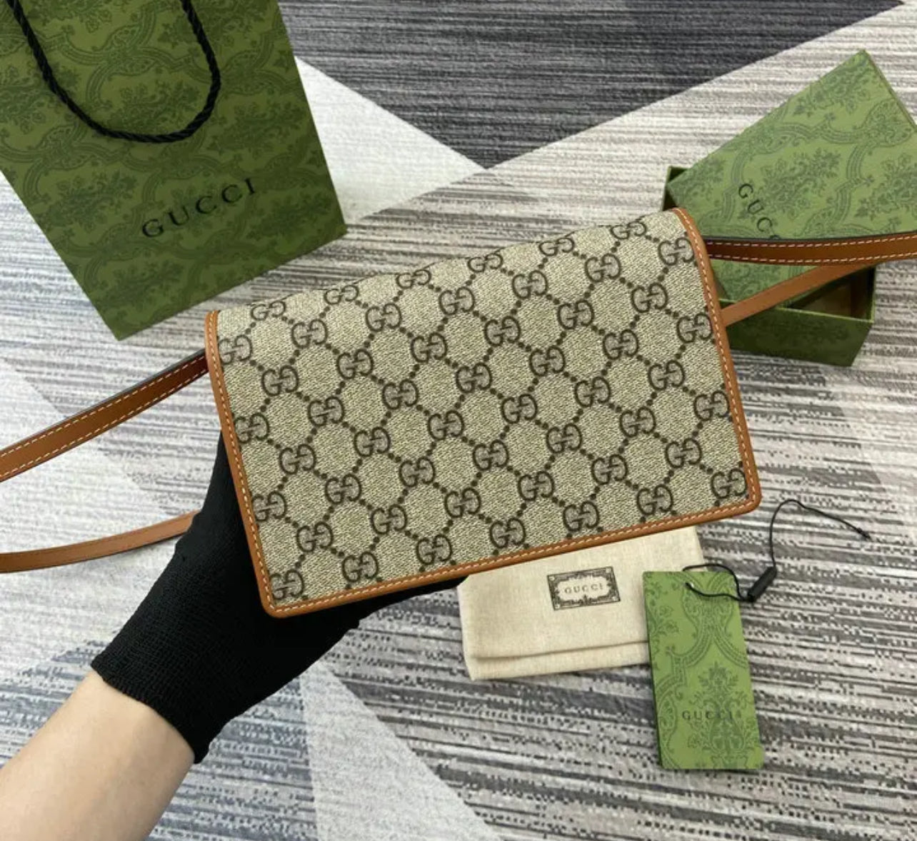 Emblem Strap Wallet