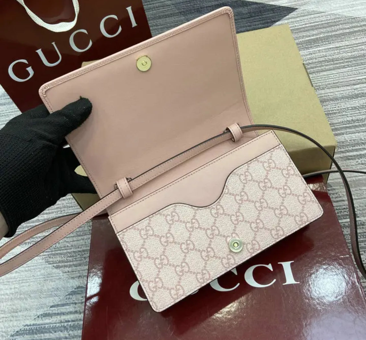 Emblem Strap Wallet