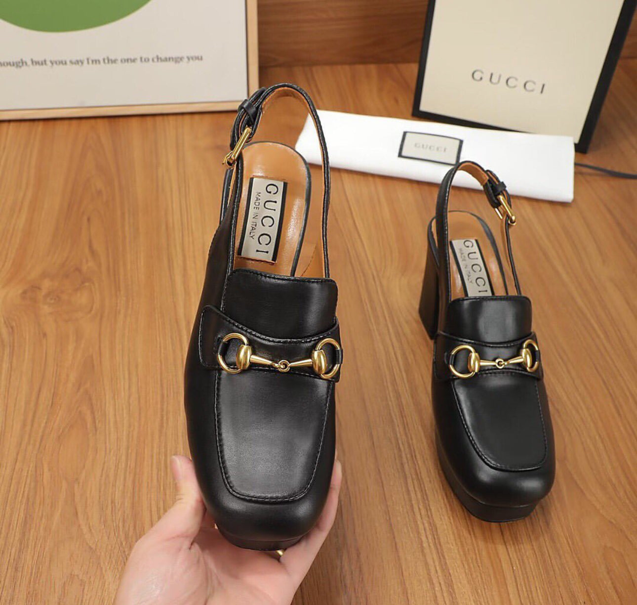 Horsebit Slingbacks