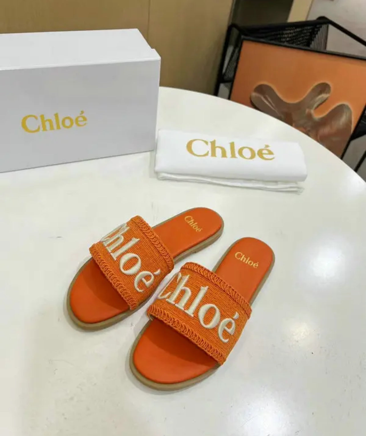 Embroidered Sandals