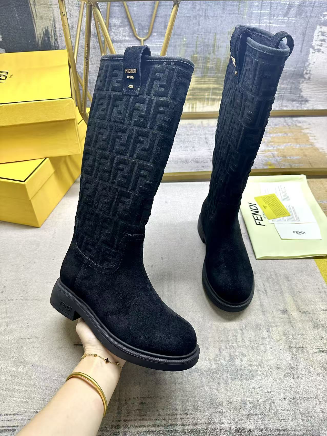 FF Suede Boots