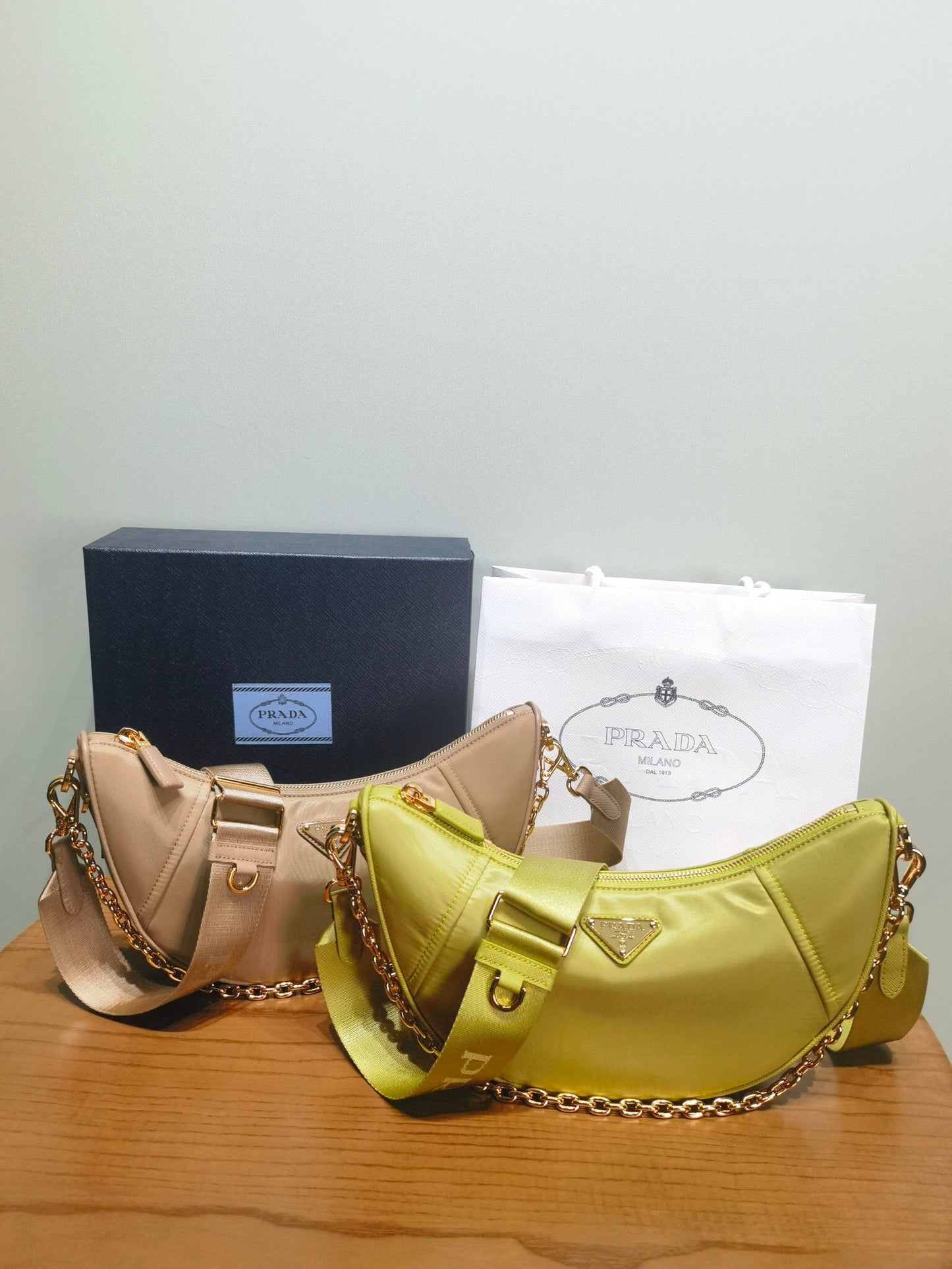 Demi Lune Re Nylon Bag