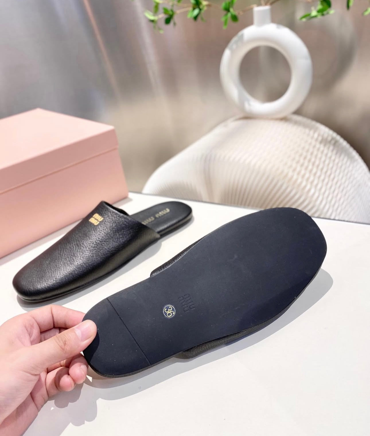 Leather Slippers