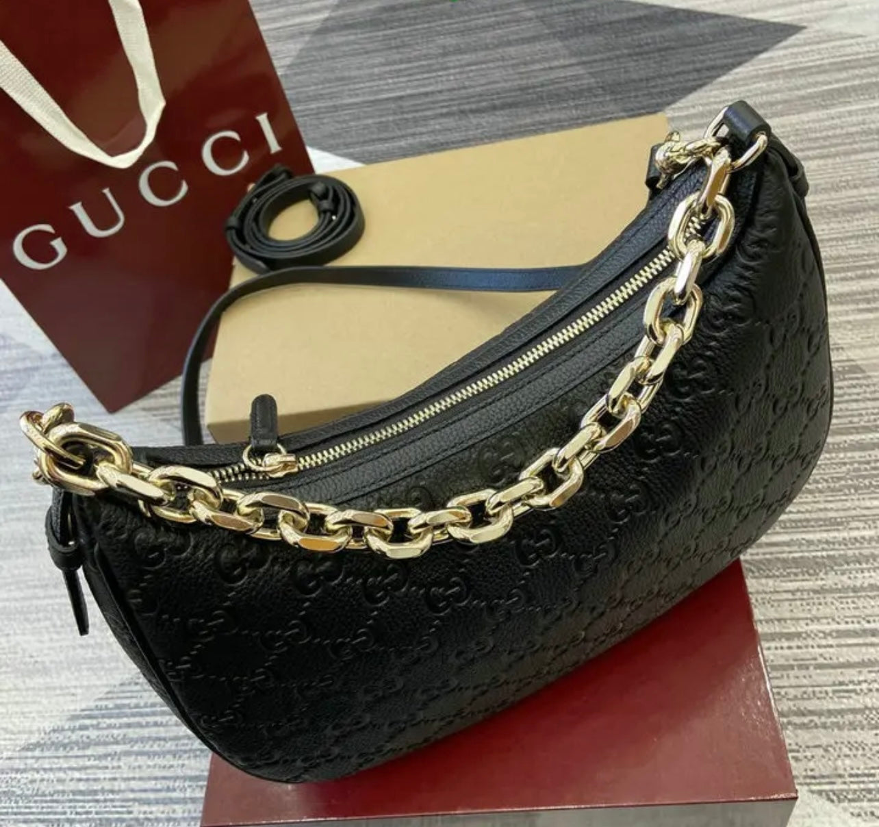 Emblem Medium Shoulder Bag