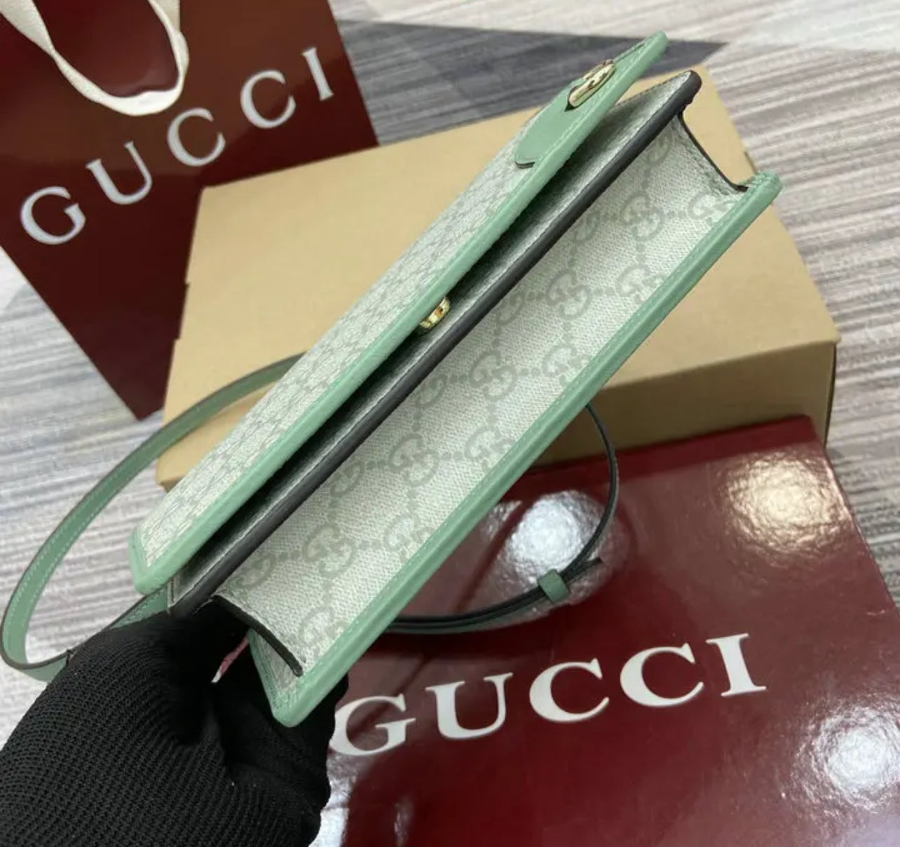 Emblem Strap Wallet