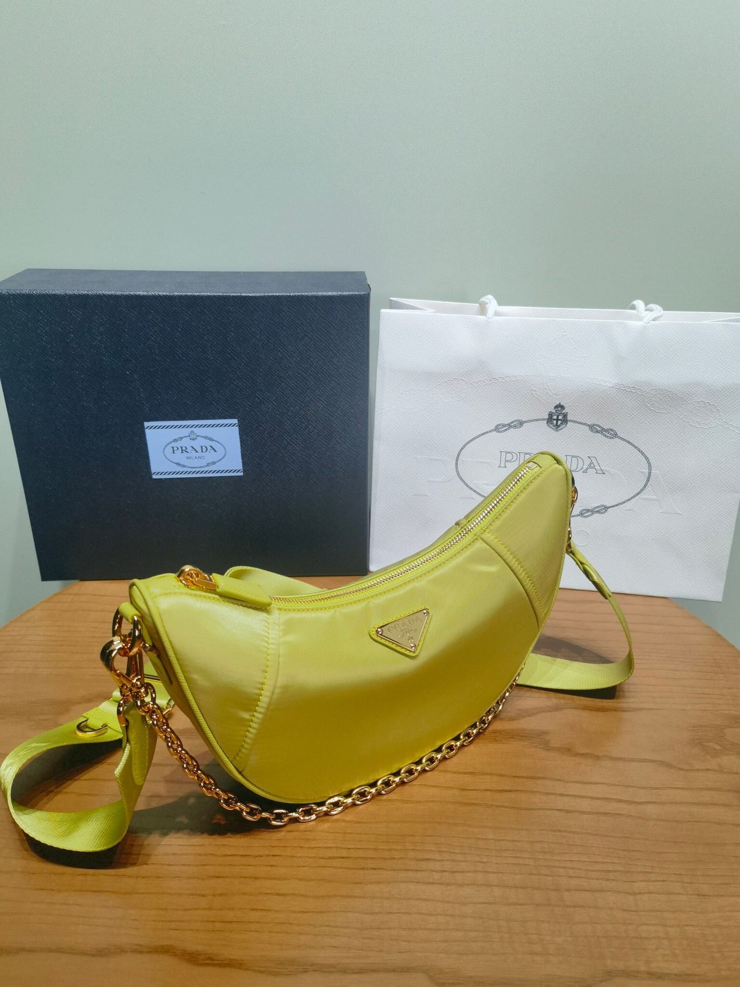 Demi Lune Re Nylon Bag