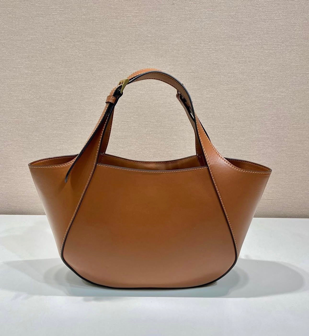 Leather Top Handle Bag