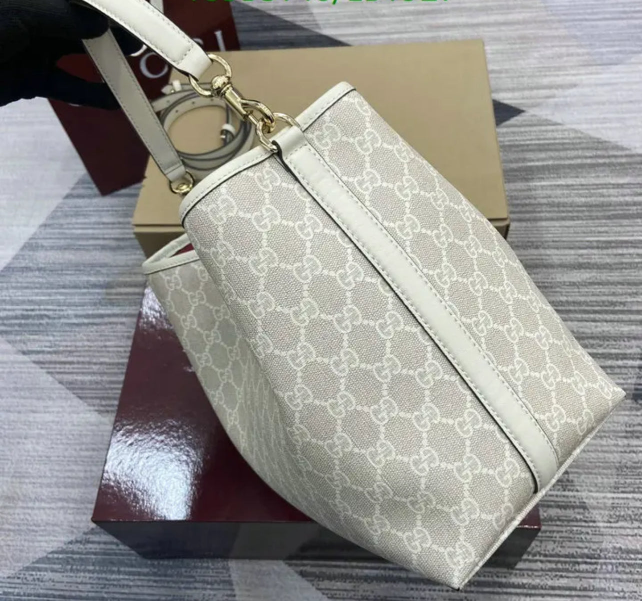 Emblem Bucket Bag