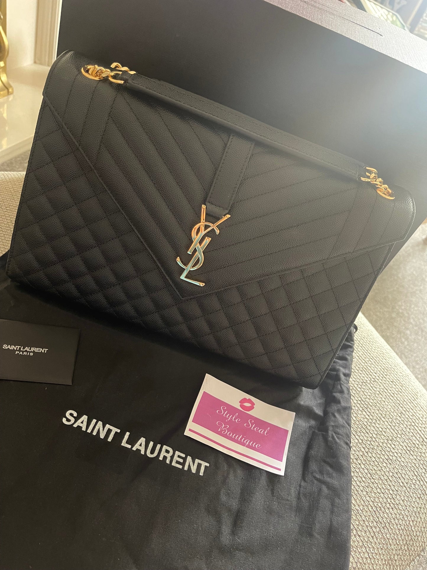 Envelope Chain Bag