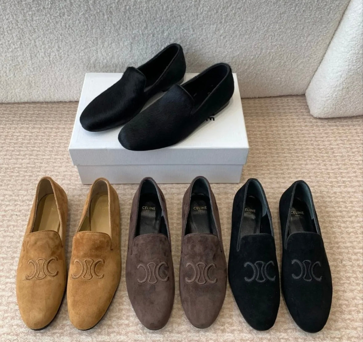 Suede Loafers