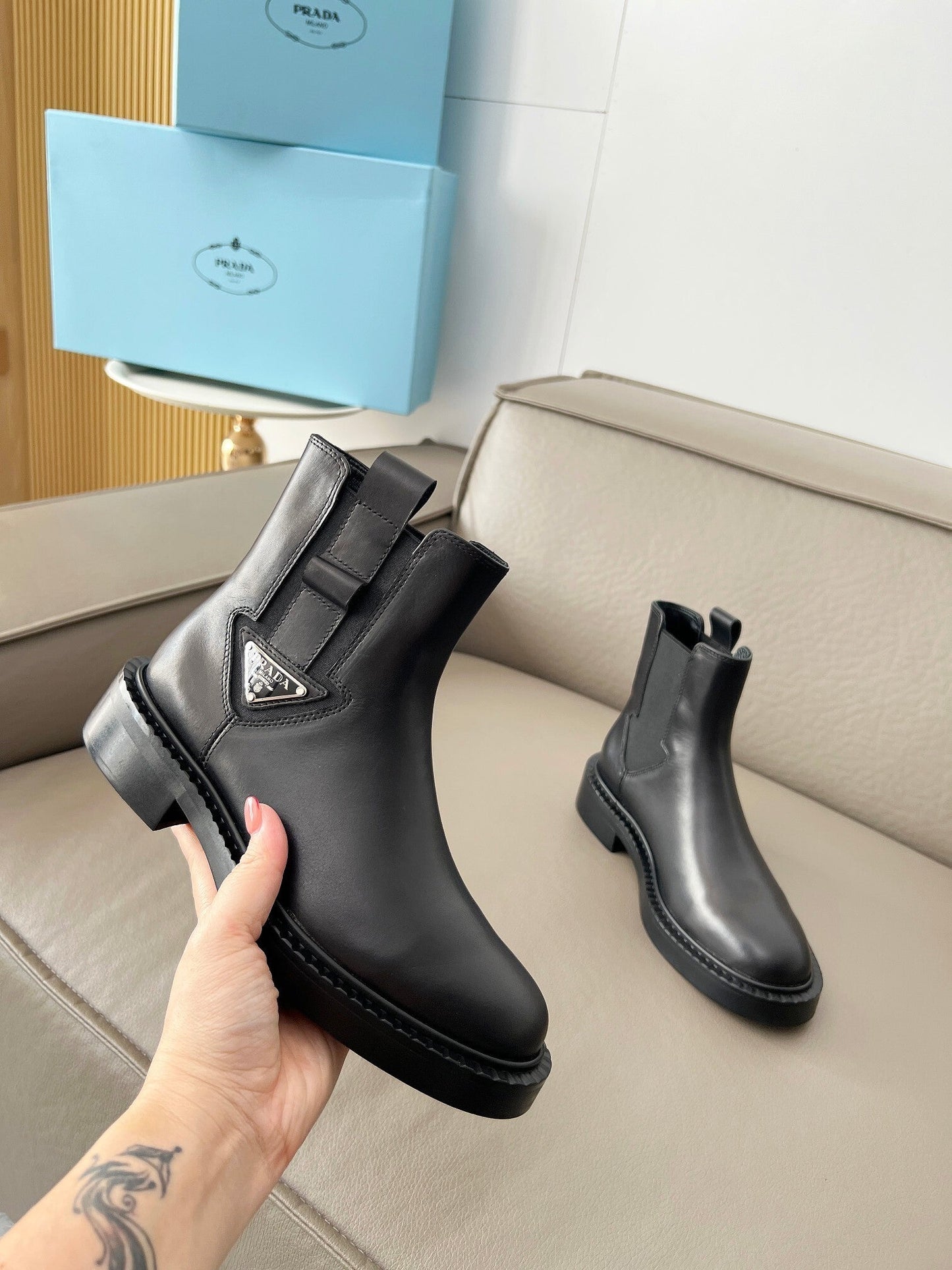 Leather Boots