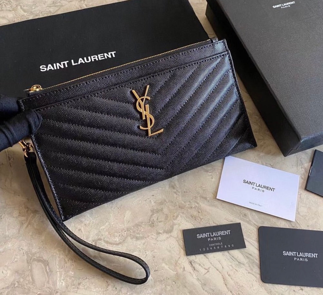 Cassandre Zipped Pouch