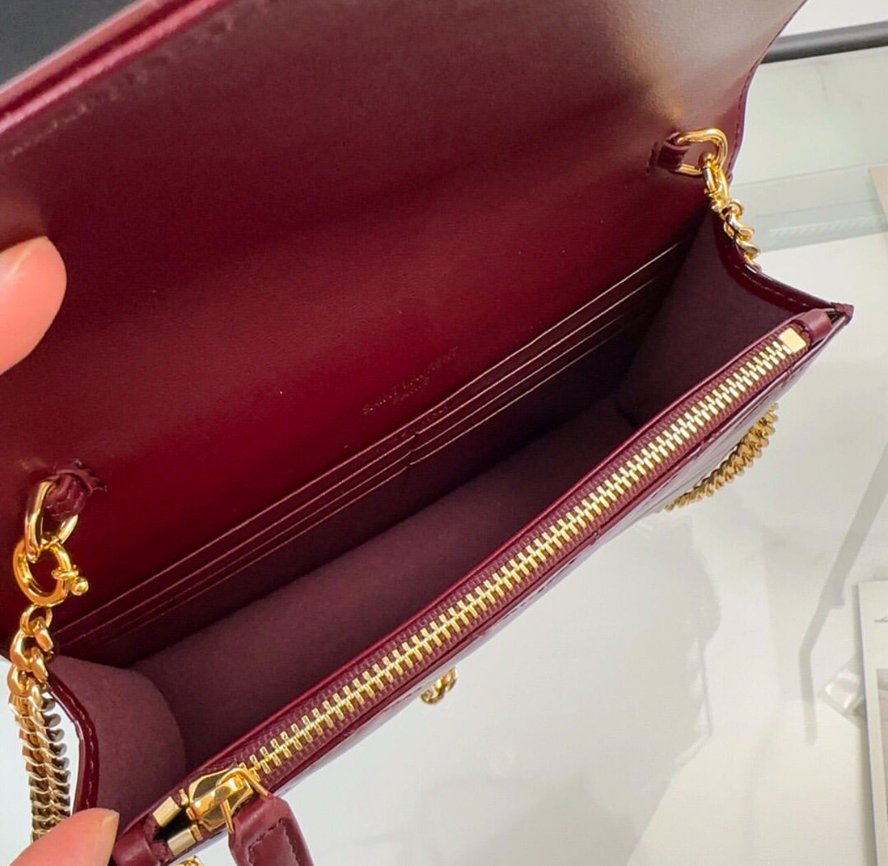 Monogram Chain Clutch