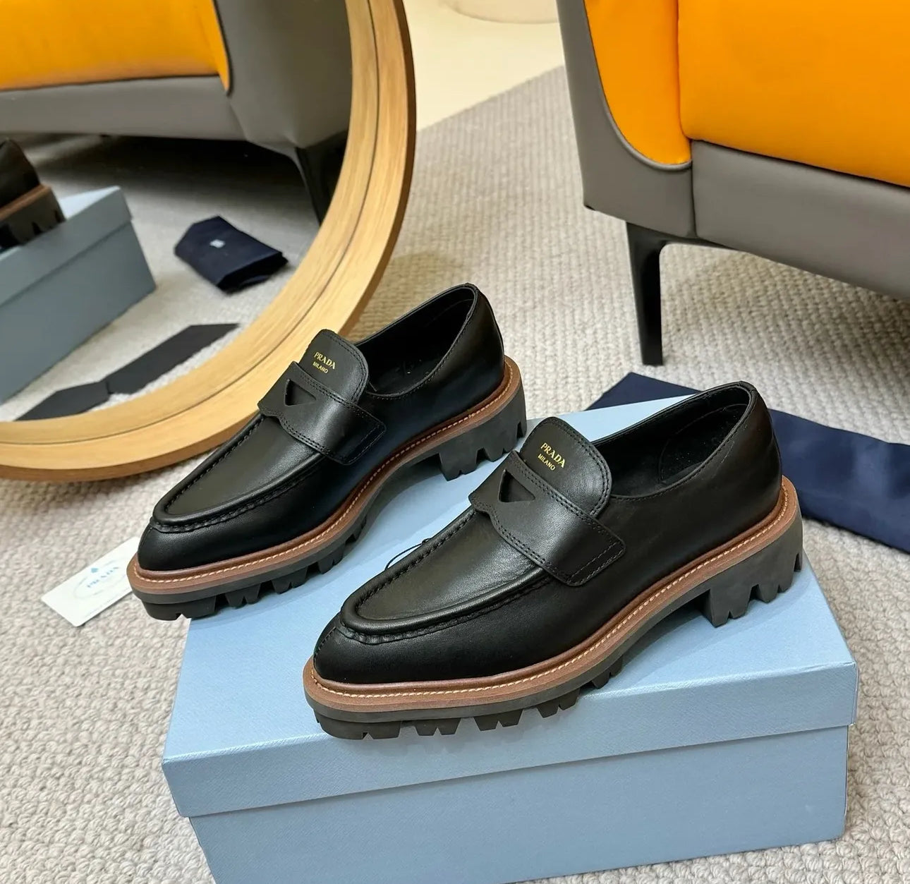 Leather Loafers