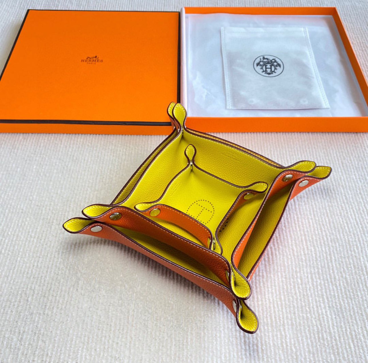 Leather Tray Set
