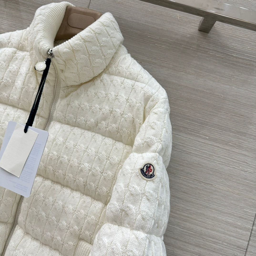 Cable Knit Puffer