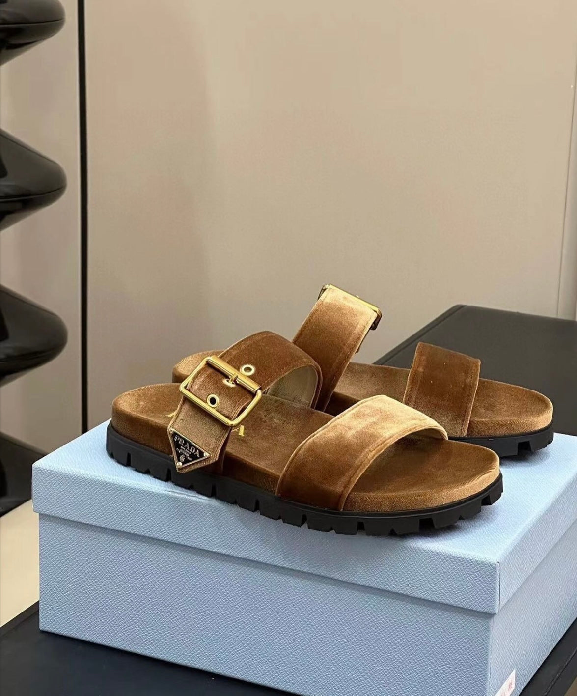 Velvet Sandals