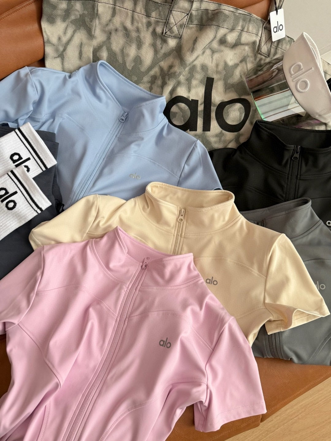 Short Sleeved Zip Up
