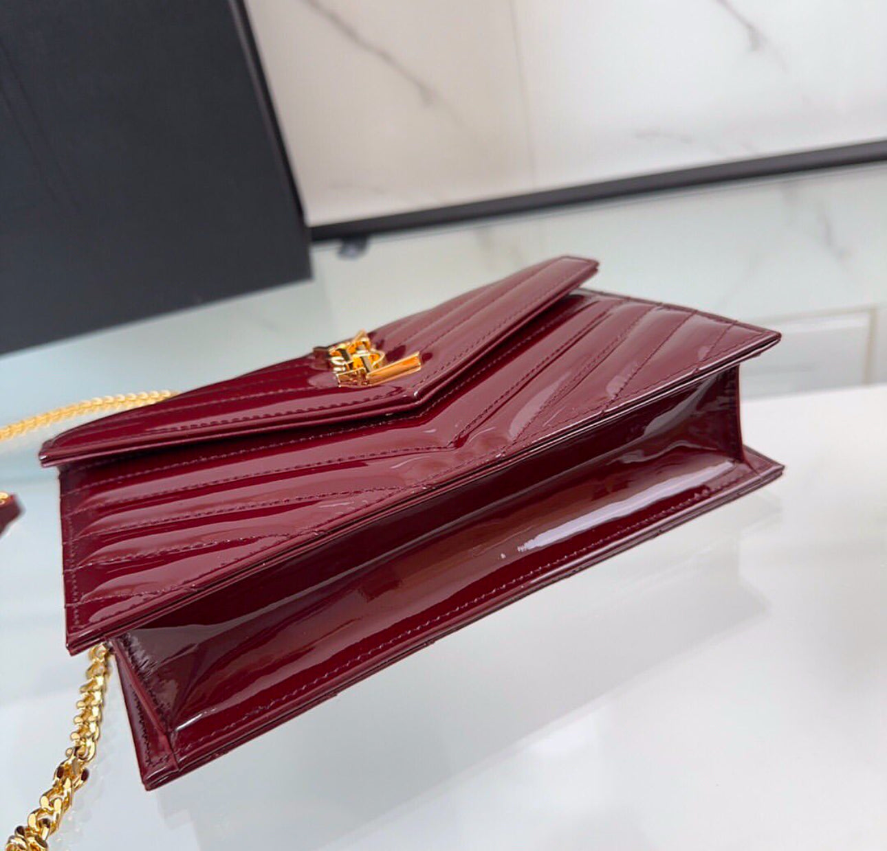 Monogram Chain Clutch