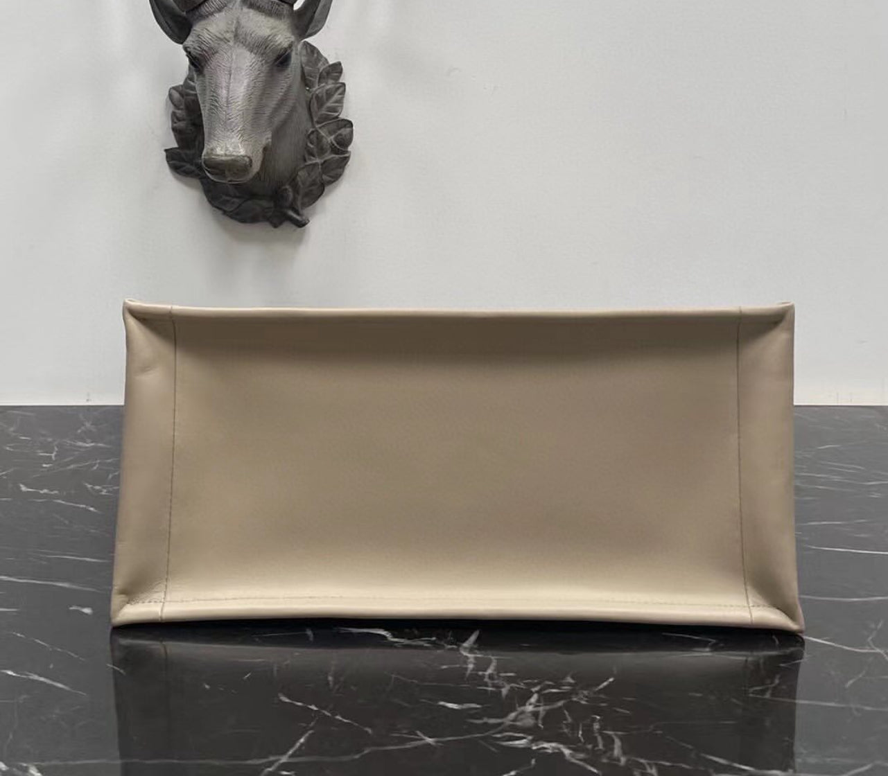 Leather Book Tote