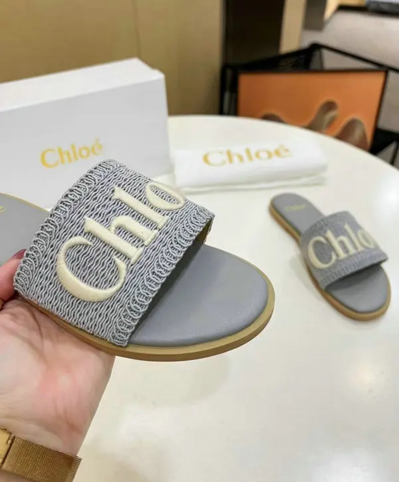 Embroidered Sandals