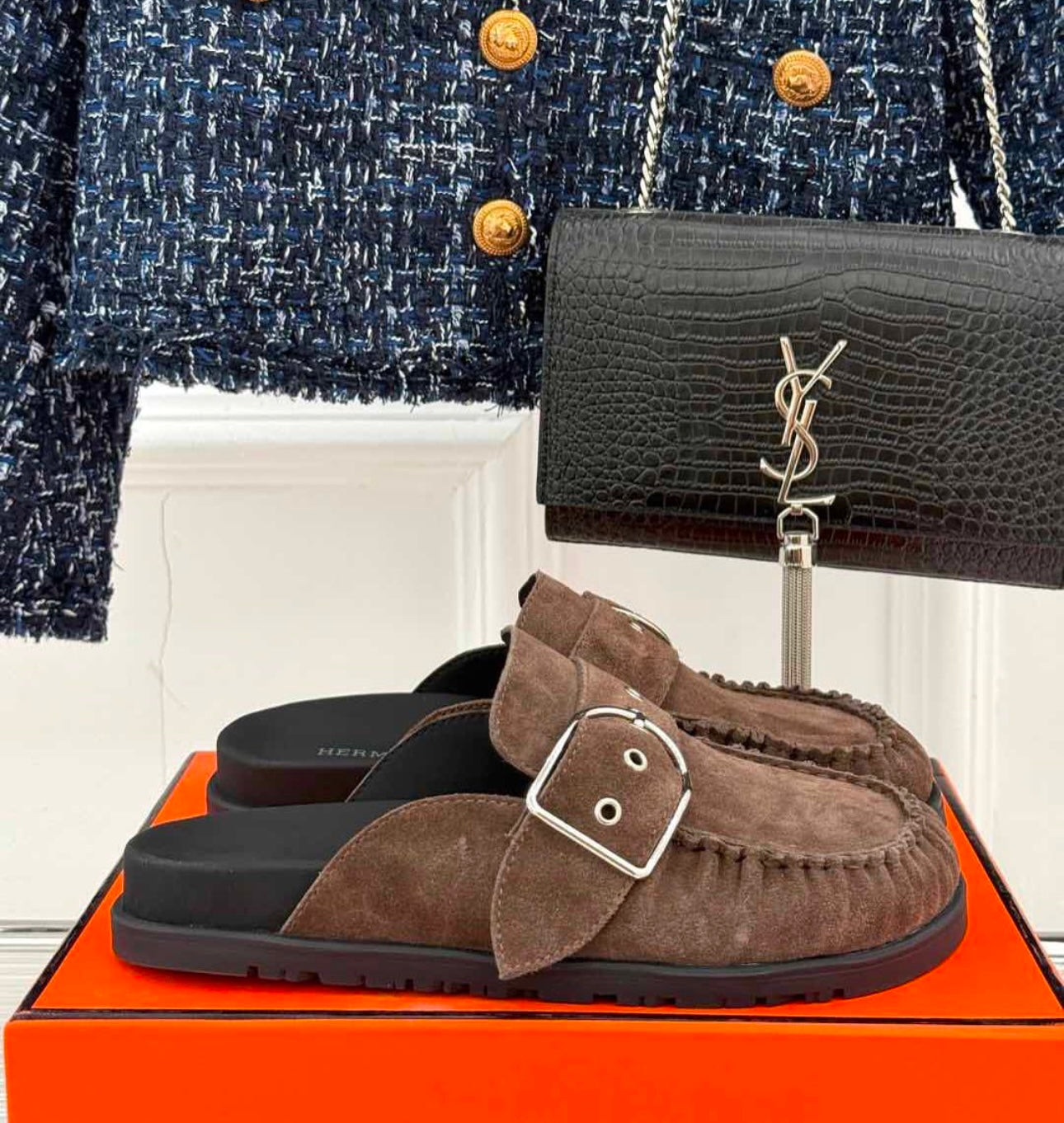 Suede Slippers