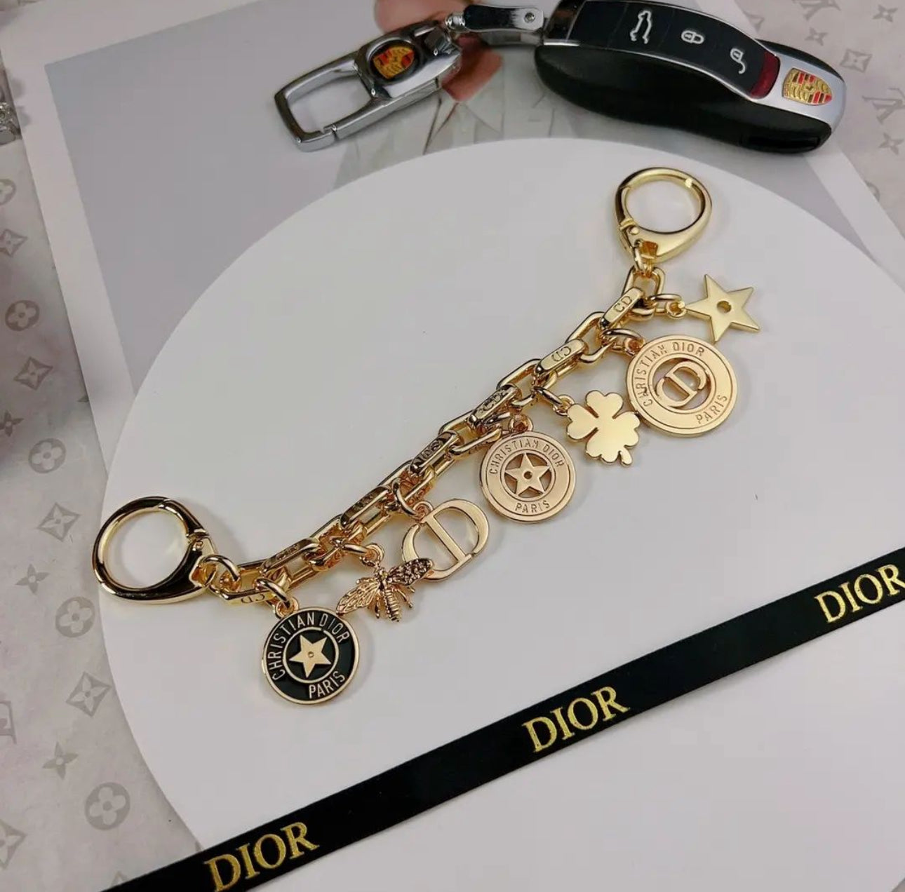 CD Bag Chain Charm
