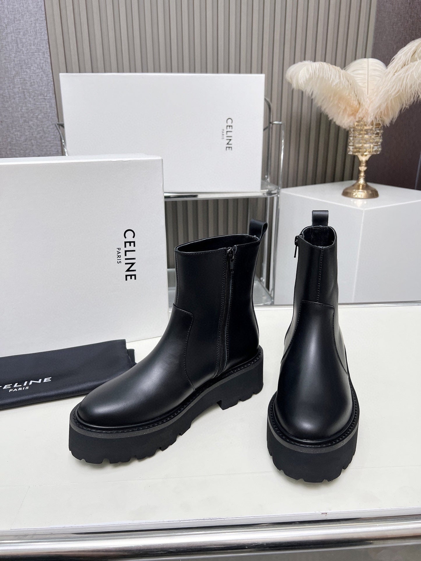Leather Boots