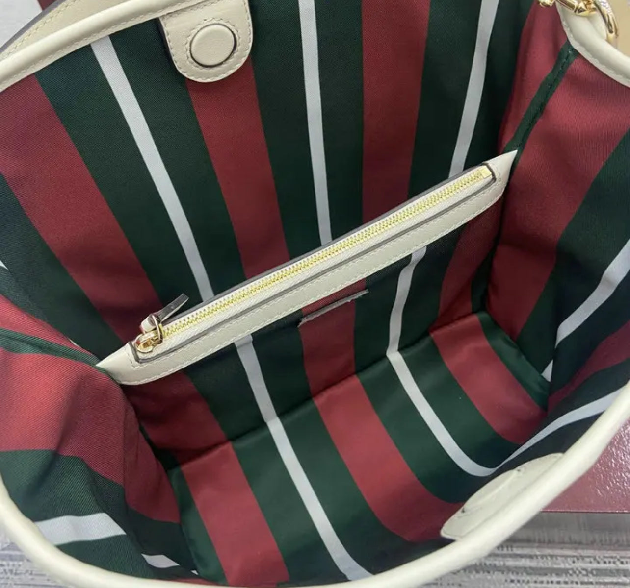 Emblem Bucket Bag