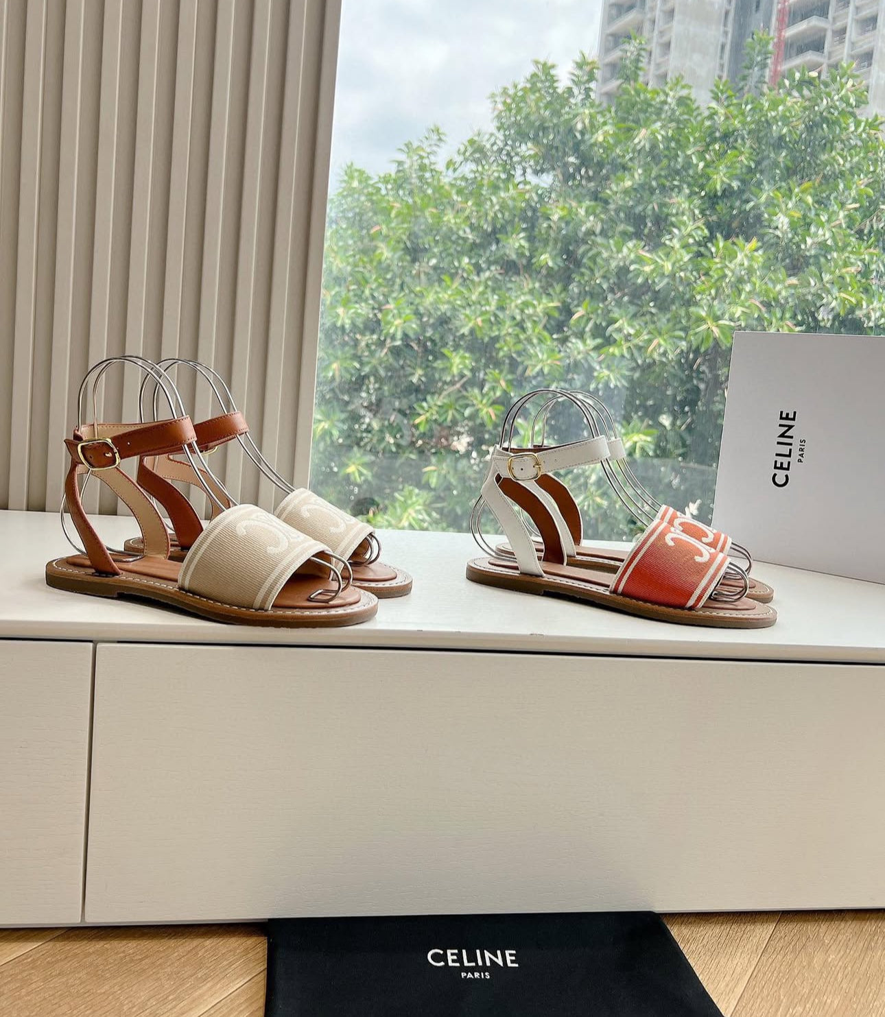 Embroidered Sandals