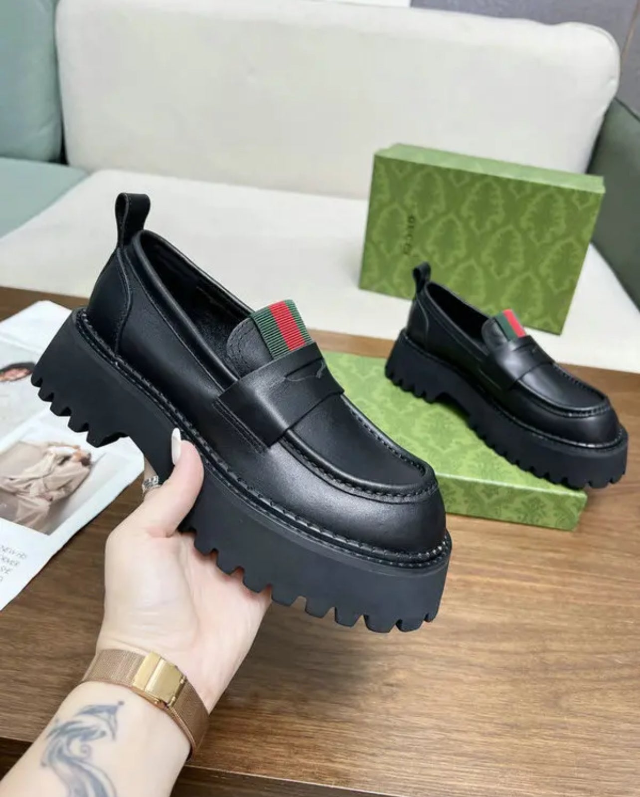 Leather Loafers