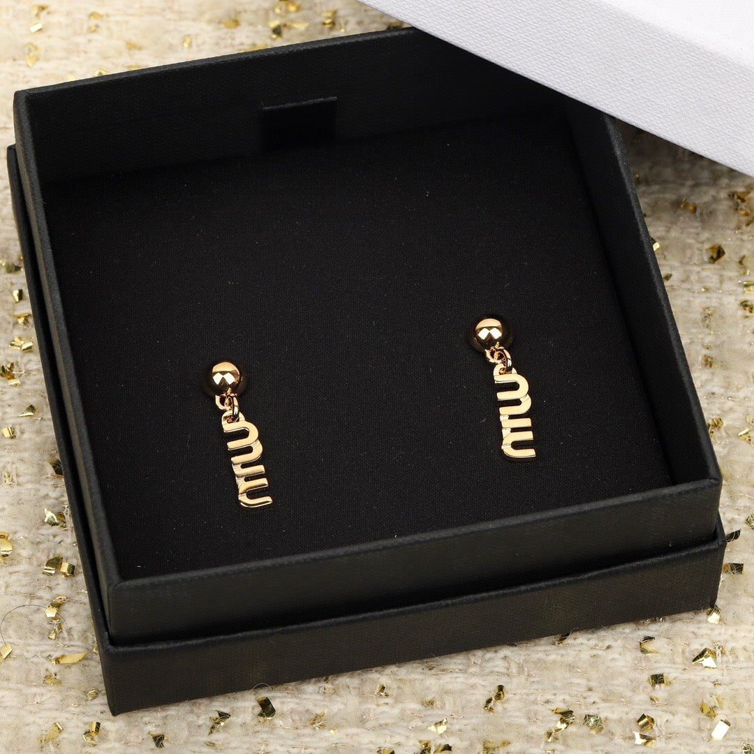 Logo Earrings