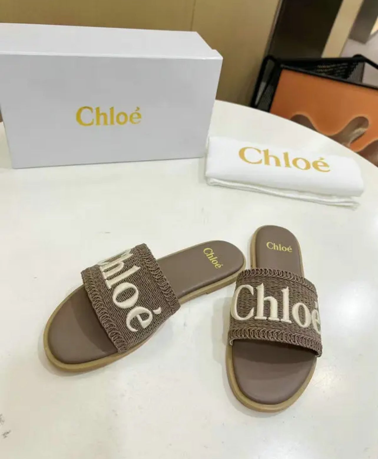 Embroidered Sandals