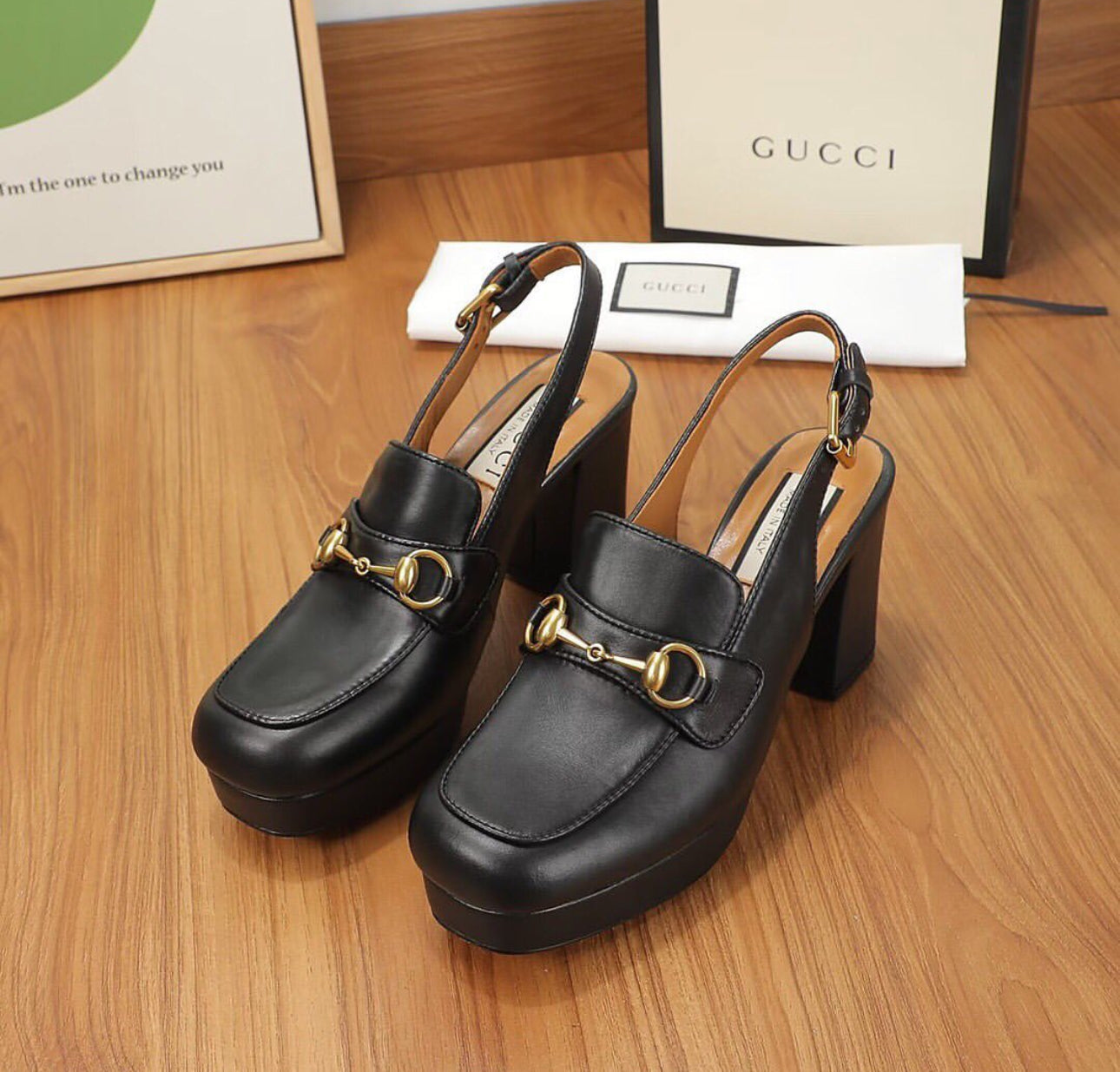 Horsebit Slingbacks