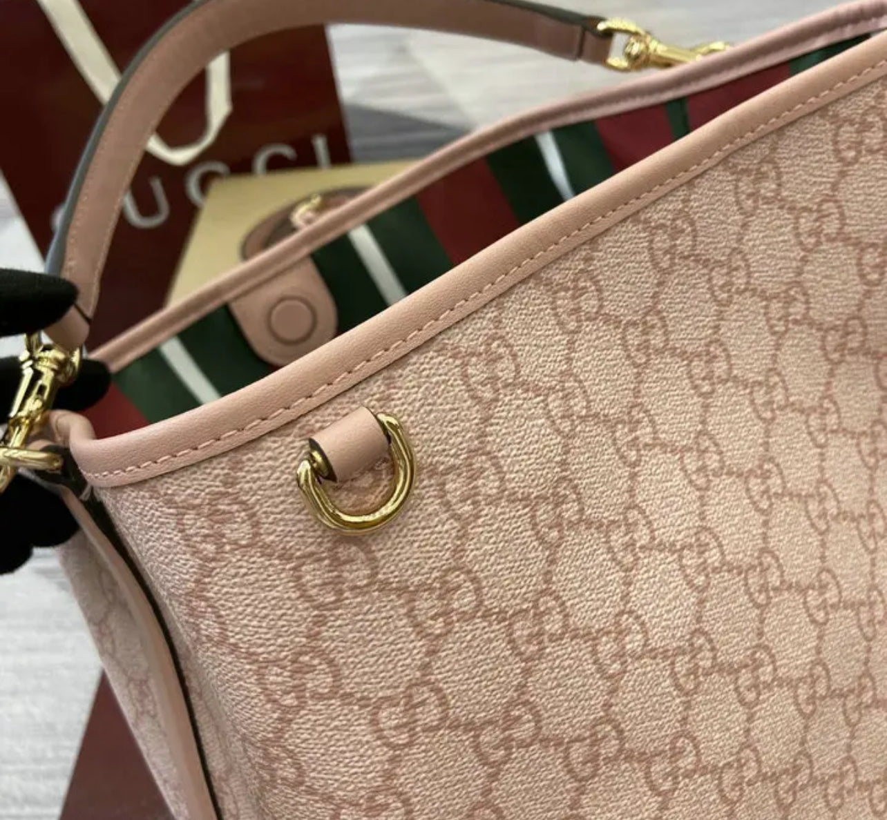 Emblem Bucket Bag