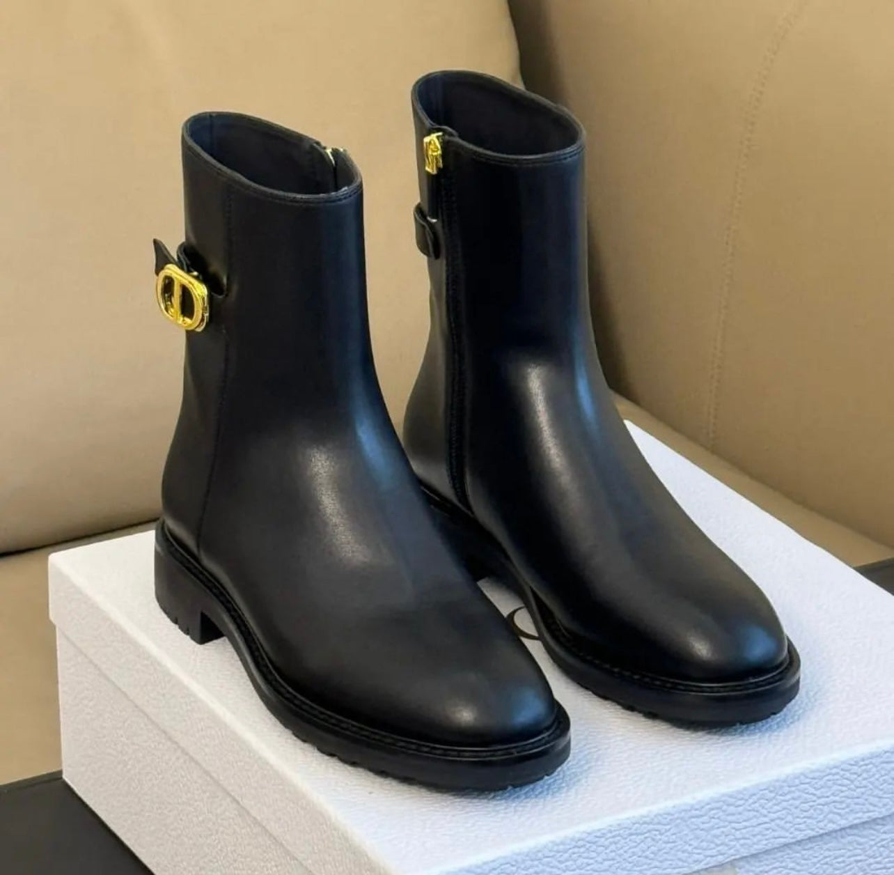 CD Leather Boots