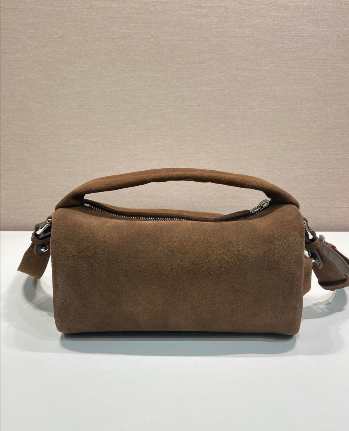 Suede Shoulder Bag