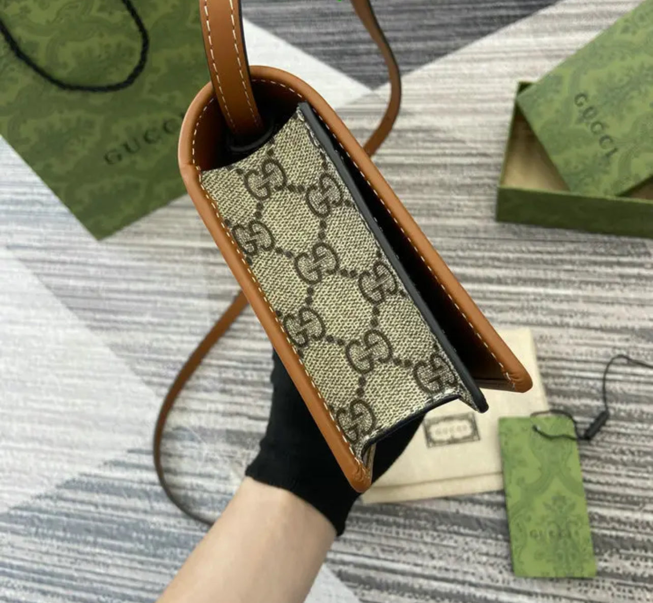 Emblem Strap Wallet