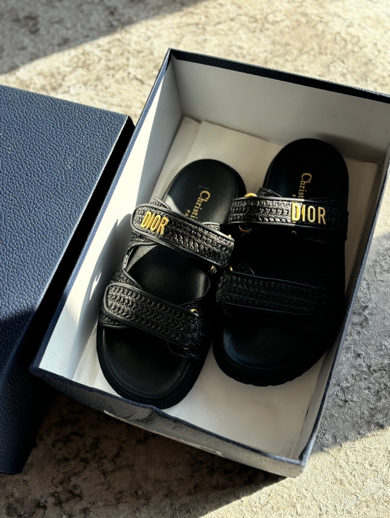 Black sandals