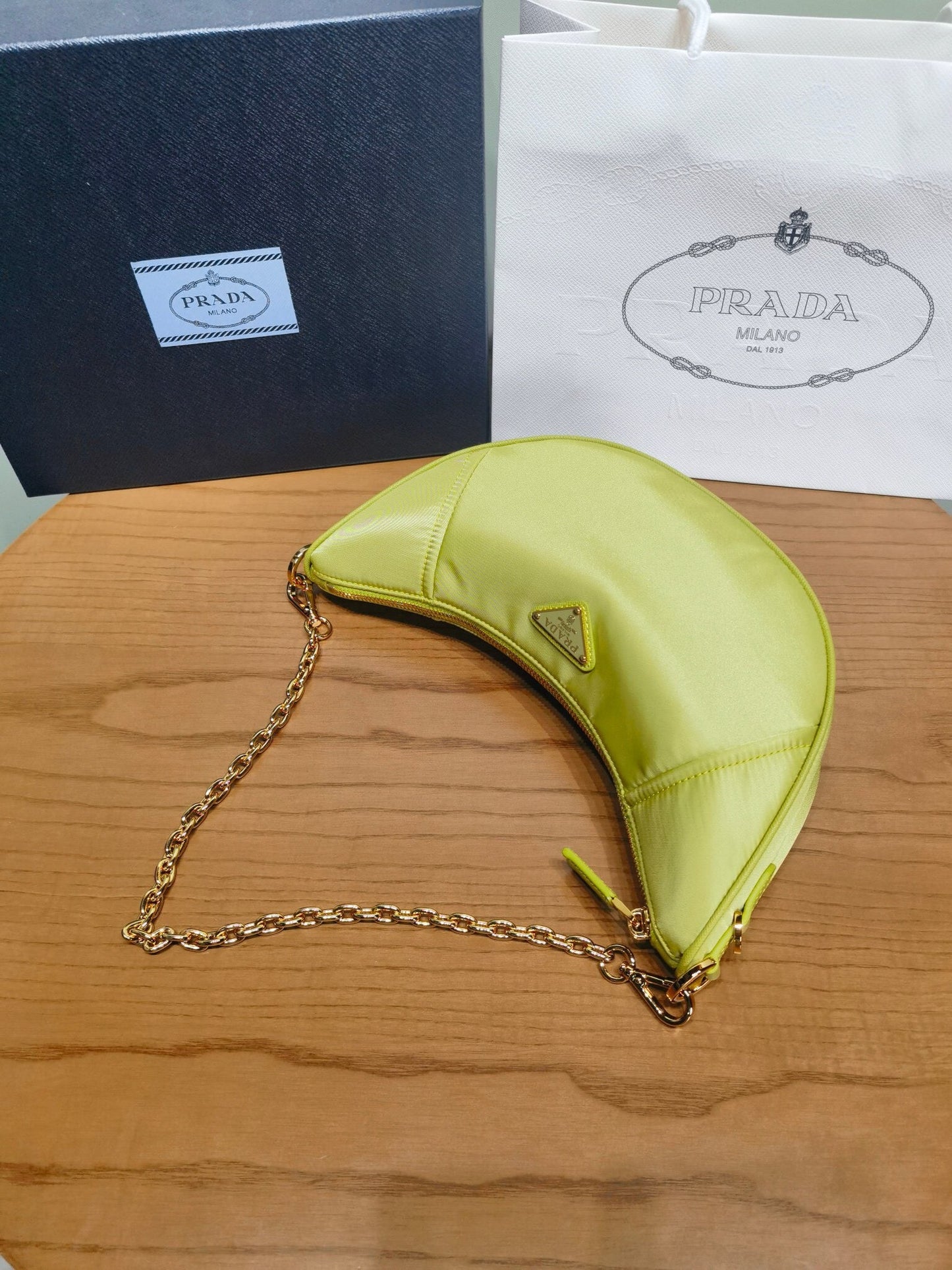 Demi Lune Re Nylon Bag